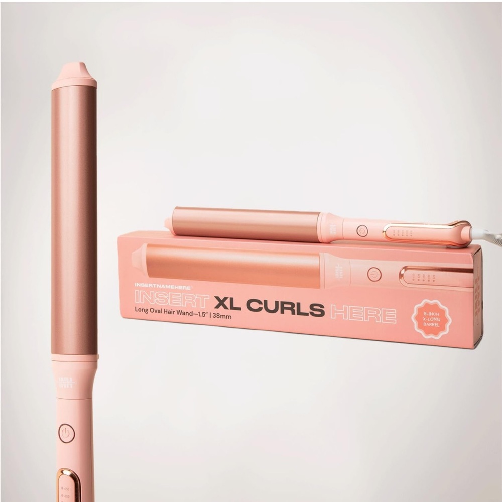 Insert Name Here Extra Long Oval Curling Wand